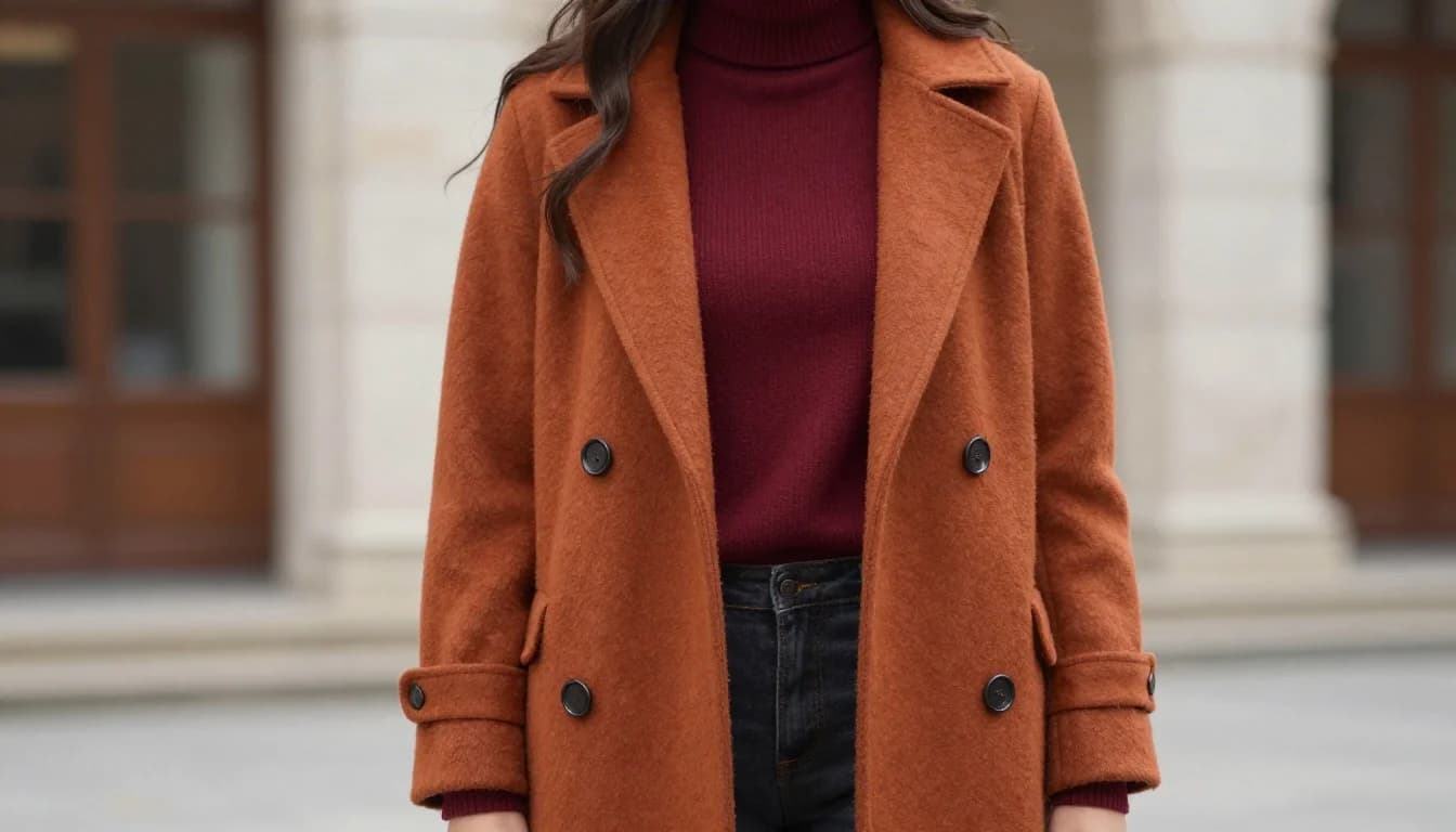 How to Wear Autumn Colors with Brunette Hair