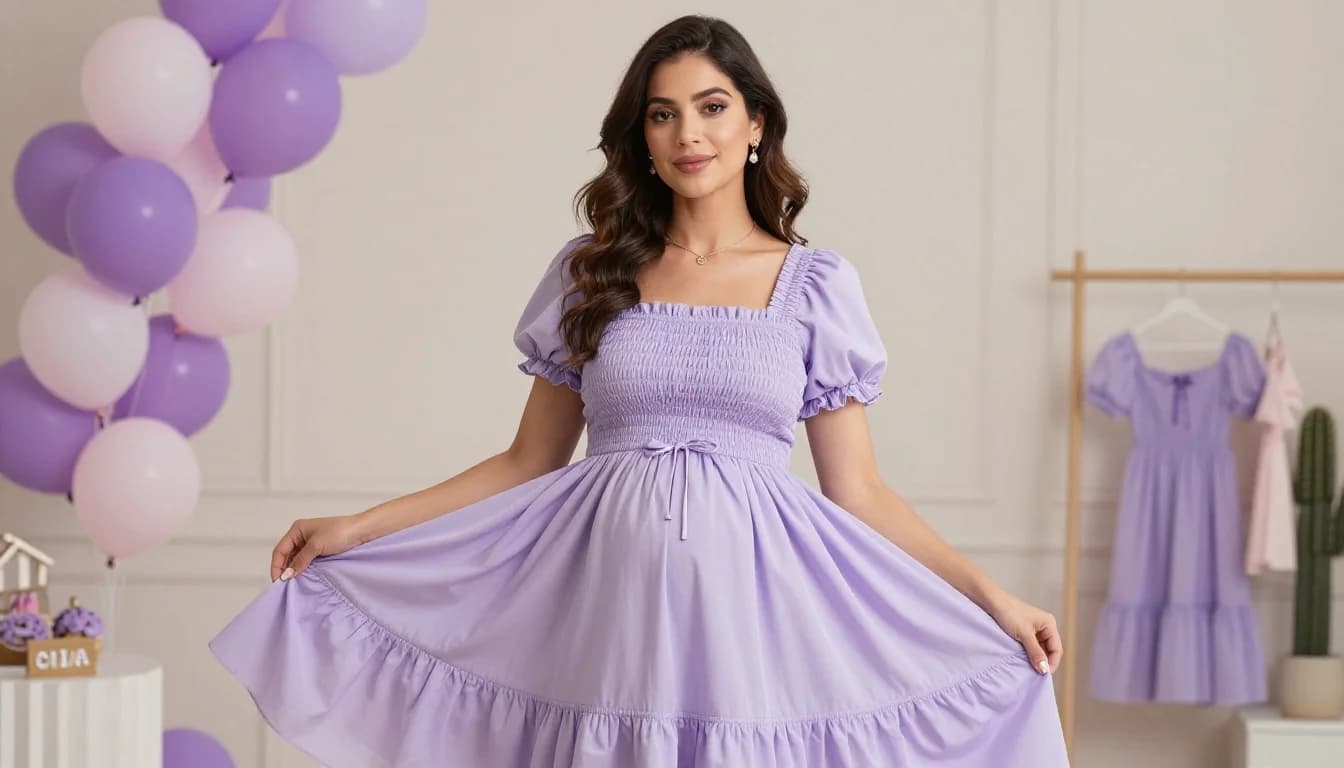 How to Dress for a Baby Shower with Cool Undertones