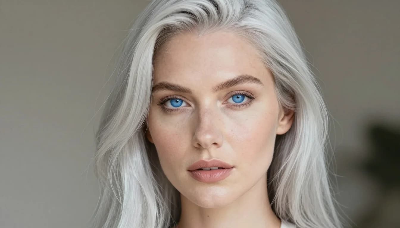 Why Silver Hair and Blue Eyes Are So Responsive to Color
