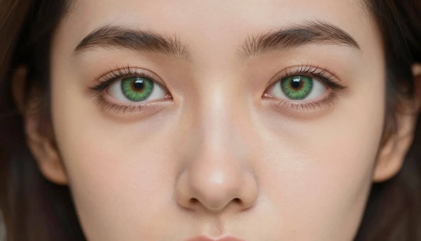Why Hair Depth Transforms the Way Green Eyes Read