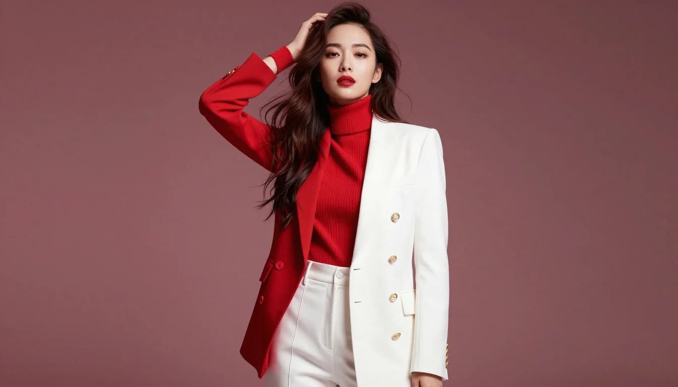 How to Dress for High-Contrast Bright Winter Coloring