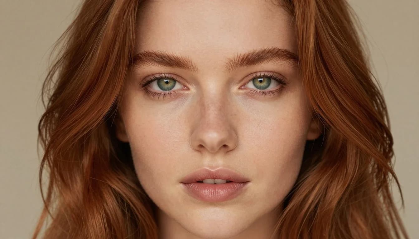 Why Hair Color Changes How Green Eyes Look