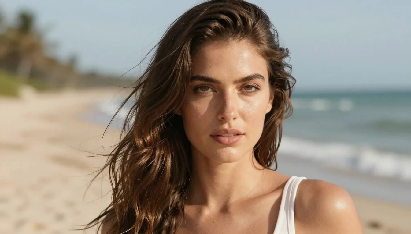 How Summer Light Interacts with Brunette Hair