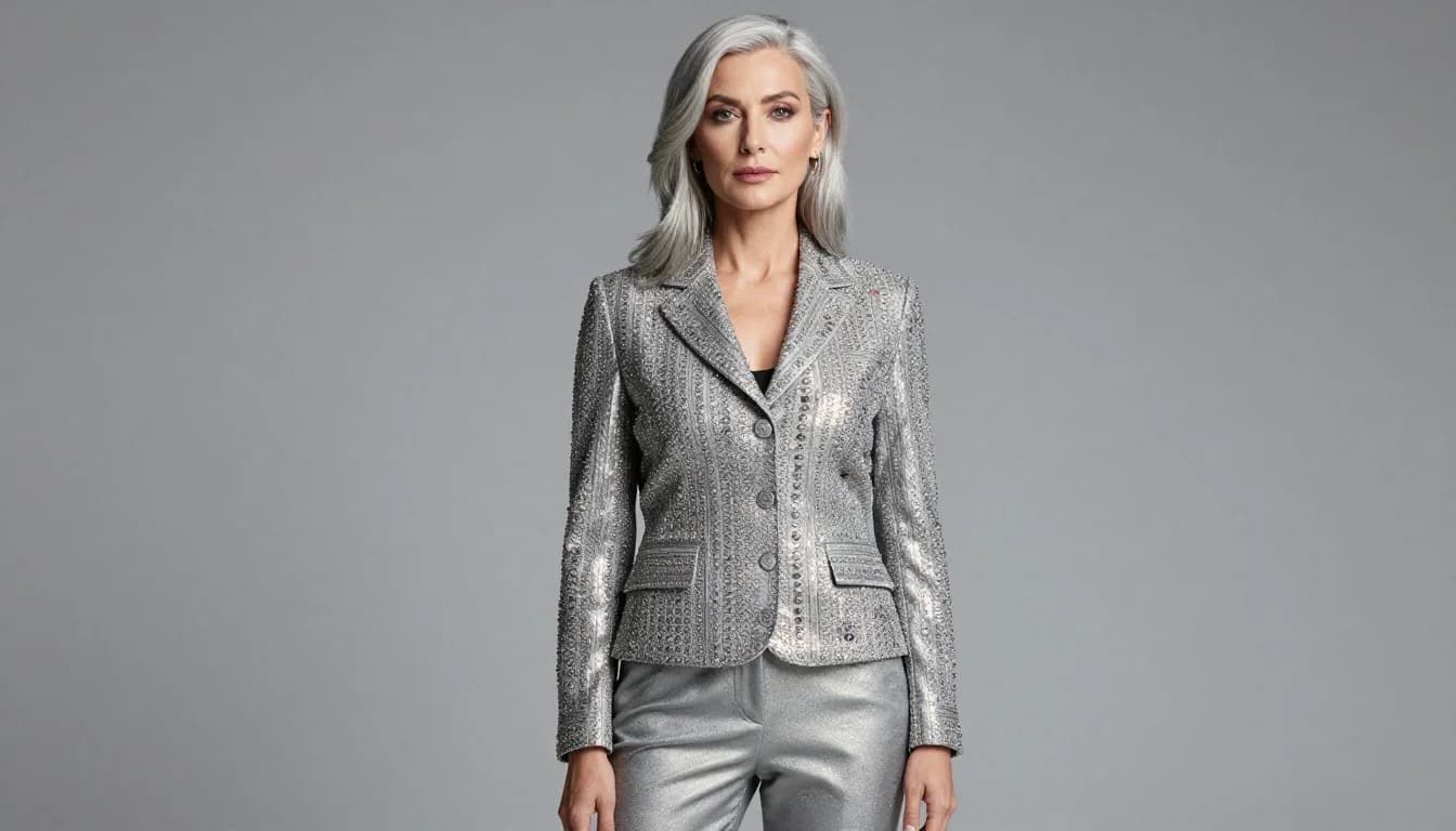 How to Build a Power Professional Look with Grey Hair