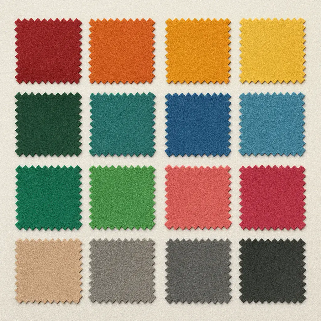 Seasonal color analysis chart showing Spring, Summer, Autumn, and Winter palettes