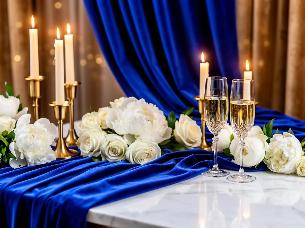 Blue and orange color combination showing complementary color harmony