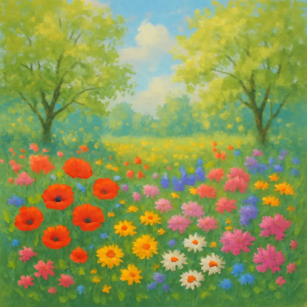 True spring color palette swatches: warm yellows, corals, clear greens for seasonal color analysis